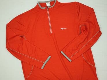 bluzy z pluszu: Bluza sportowa LH – unisex - Kolor: intensywna czerwień z szarymi — 1