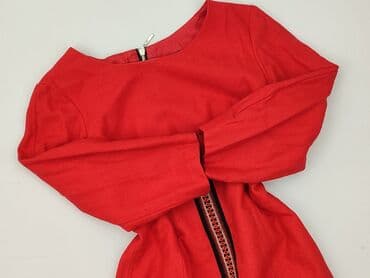 długa sukienki czerwona na wesele: Sukienka damska, rozmiar M — 1