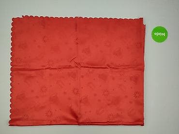 Home Decor: PL - Tablecloth 128 x 156, color - Red, condition - Very good — 2