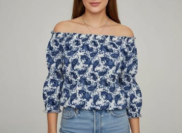 marynarka damska w jodełkę: Yessica, Bluzka damska, rozmiar L — 7