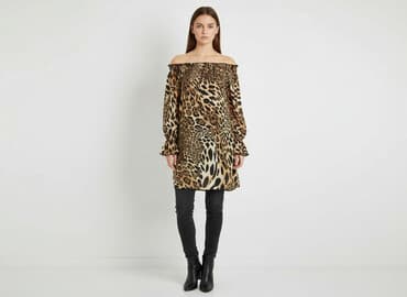 mango sukienka w panterkę: Sukienka damska, rozmiar S — 1