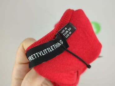 czerwone sukienki plus size: PrettyLittleThing, Sukienka damska, rozmiar 2XS — 4