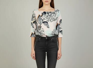 reserved sweter w kwiaty: Bluzka damska, S — 6