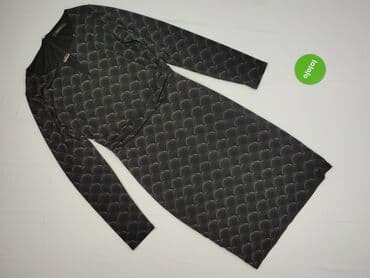 czarna sukienka ze srebrnymi wstawkami: Esprit, Sukienka damska, rozmiar M — 2