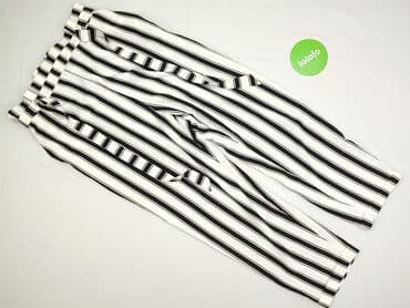 spodnie w paski pull and bear: PULL&BEAR, Material trousers for women, size XL — 2