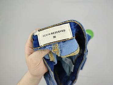 biale leginsy: Reserved, Jeansy damskie, rozmiar S — 4