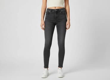 kurtka szara zara: Zara, Jeansy damskie, rozmiar S — 7