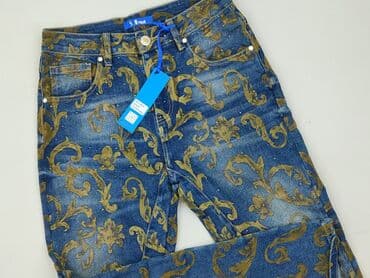 spodnie damskie jeans 7 8: Jeansy damskie, rozmiar M — 2