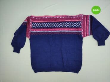 kurtka zimowa damska we wzory: Sweter damski, 5XL — 2