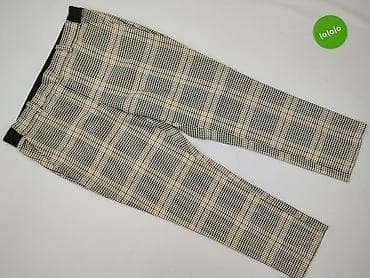 cargo house: H&M, Material trousers for women, size XL — 2