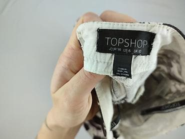 reserved spodnie biale: Topshop, Spodnie materiałowe damskie, rozmiar M — 4