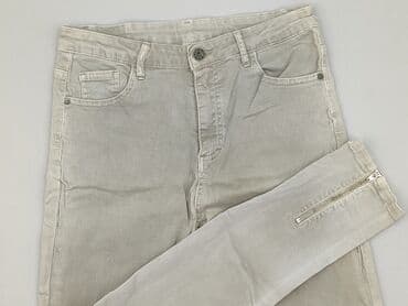 baggy grey jeans: Jeansy damskie, rozmiar L — 1