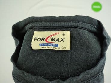 koszulka all black: T-shirt for men, size L — 4