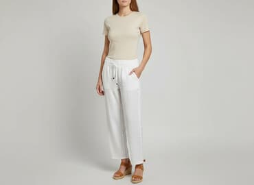 leginsy janina: Janina, Spodnie materiałowe damskie, rozmiar L — 6