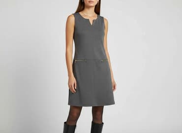 szare sukienki: CAMAIEU, Sukienka damska, rozmiar M — 6