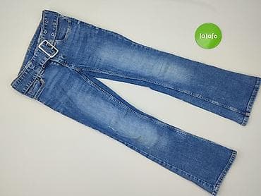 klapki marella: Spodnie jeansowe, H&M, 10 lat, 140, stan - Bardzo dobry — 2