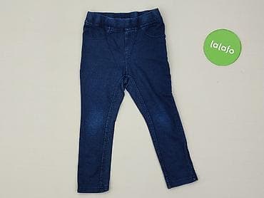 legginsy w paski: Spodnie jeansowe, 1.5-2 lat, 92, stan - Bardzo dobry — 2