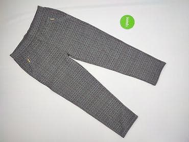 spodnie dla puszystych: Spodnie materiałowe damskie, rozmiar L — 2