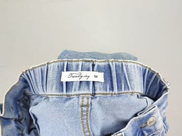 woskowane jeansy z wysokim stanem: Jeansy damskie, rozmiar M — 4