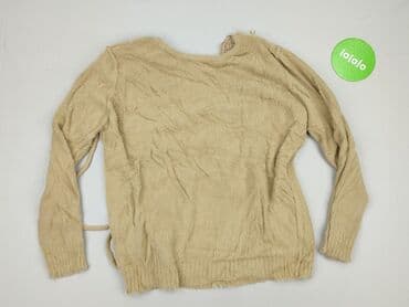 sweter z koronką na dole: Sweter damski, rozmiar L — 2