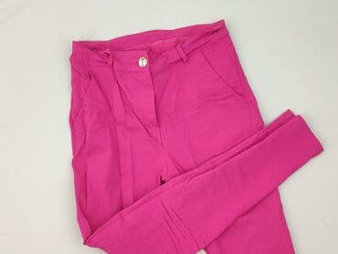 spodnie low rise: Spodnie materiałowe damskie, rozmiar S — 1