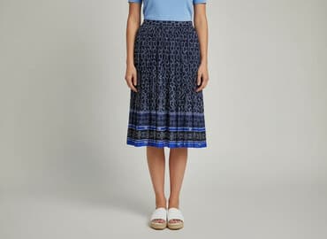 spódniczka alex biało niebieska: C&A, Spódnica damska, rozmiar L — 8