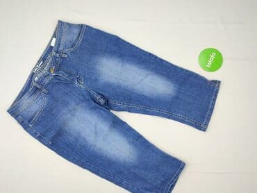 spodnie jeansy damskie klasyczne: John Baner, Spodnie 3/4 damskie, rozmiar 2XL — 2