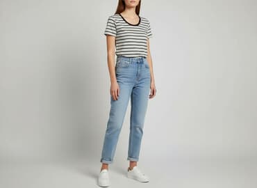 50 style t shirty damskie: Etam, Футболка жіноча, розмір S — 1