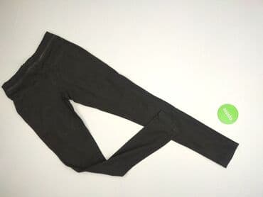 czarne legginsy z wysokim stanem push up: Legginsy Eleganckie damskie, rozmiar M — 3