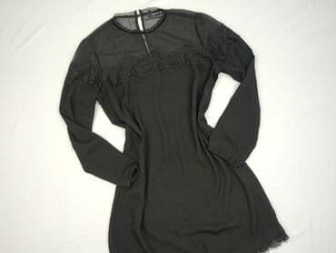 czarna ażurowa sukienka reserved: Reserved, Sukienka damska, M — 1