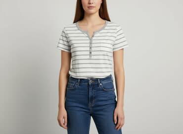 markowe t shirty damskie wyprzedaż zalando: Esmara, T-shirt damski, rozmiar L — 6