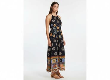 sukienki boho maxi na wesele: Sukienka damska, rozmiar S — 6