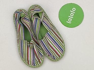 sprandi pandy: Damskie espadryle w paski, rozmiar 36 - Model: wsuwane espadryle - — 2