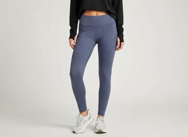 legginsy granatowe damskie: Legginsy Sportowe damskie, rozmiar M — 6