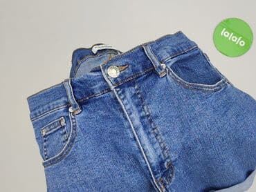 spodenki jeansowe z wysokim stanem pull and bear: PULL&BEAR, Szorty damskie, rozmiar M — 5