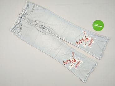 nowa moda rajstopy: Spodnie jeansowe, 10 lat, 140, stan - Bardzo dobry — 2