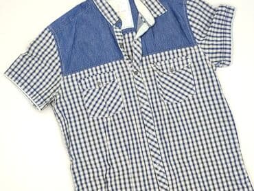 koszula w bialo niebieska krate damska: House, Women`s shirt, size S — 2