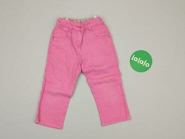 spodnie czarne woskowane: Denim pants, 12-18 months, condition - Very good — 2