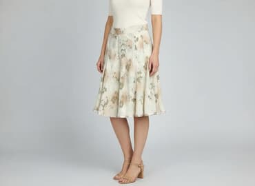 spódniczka midi rozkloszowane: Spódnica damska, rozmiar M — 1