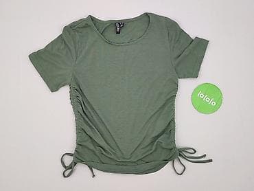 bluzki czerwone: Pieces, T-shirt damski, rozmiar M — 2