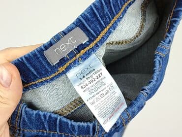 sukienka z lyocellu h: Denim pants, Next, 3-6 months, condition - Perfect — 4