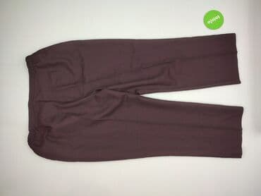 spodnie woskowane brązowe reserved: Material trousers for women, size XS (EU 34) — 3