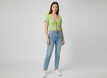 bluzki hiszpanki wiazana: H&M, Top damski, rozmiar S — 6