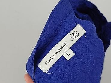 chabrowa bluzki plus size: Bluzka damska, rozmiar L — 5