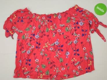 bluzki hiszpanki w kwiaty: Yessica, Bluzka damska, rozmiar XL — 3