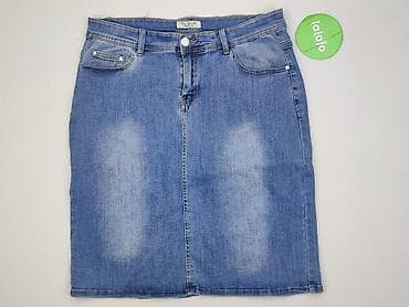 spodnice midi letnie: Denim, Spódnica damska, rozmiar XL — 2