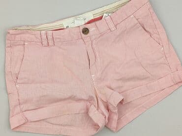 krótkie spodenki z wysokim stanem w paski: H&M, Szorty damskie, rozmiar 2XL — 2