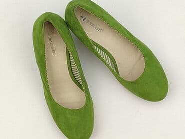 sukienka i sandały na koturnie: Półbuty damskie, rozmiar 40 — 1