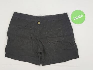 krótkie spodenki damskie jeansowe czarne: Denim Co, Szorty damskie, rozmiar XL — 3