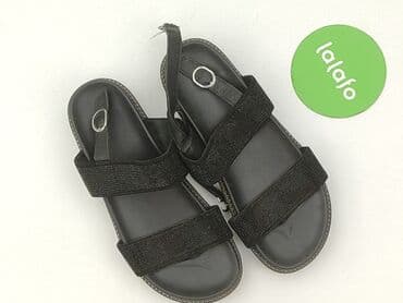 czarne sandały na platformie ccc: Sandały damskie, rozmiar 39 — 2